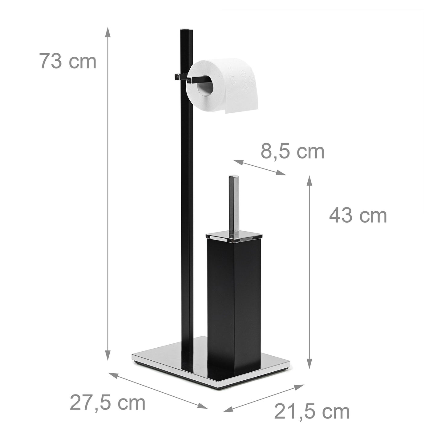 Toilet set matte black