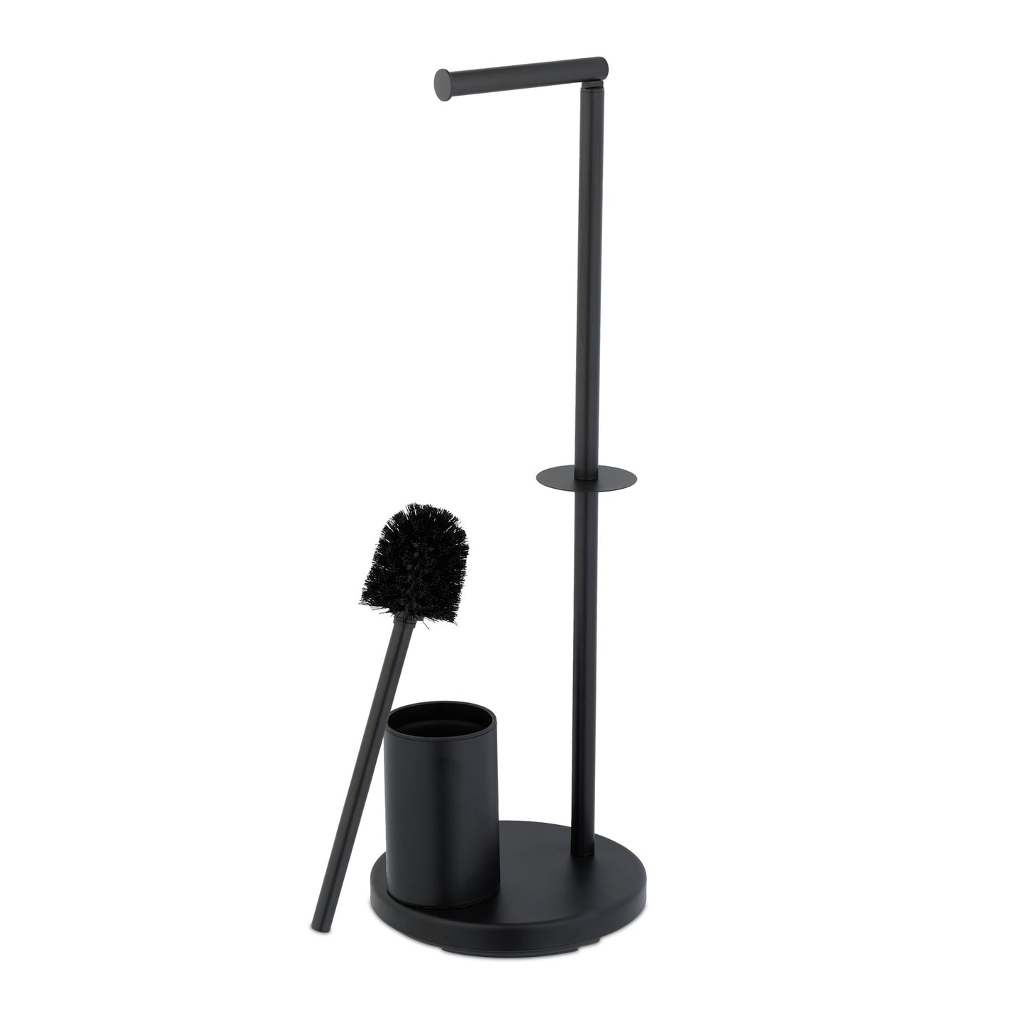 Toilet set with paper holder