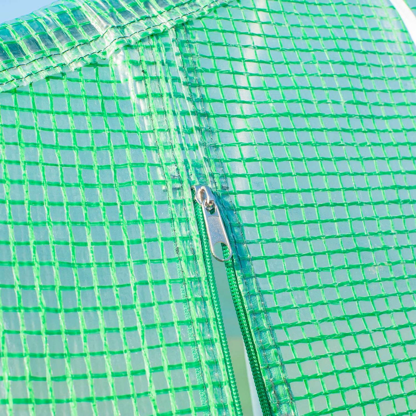 Cold frame Greenhouse, Gable roof, 600x300x200cm, Green