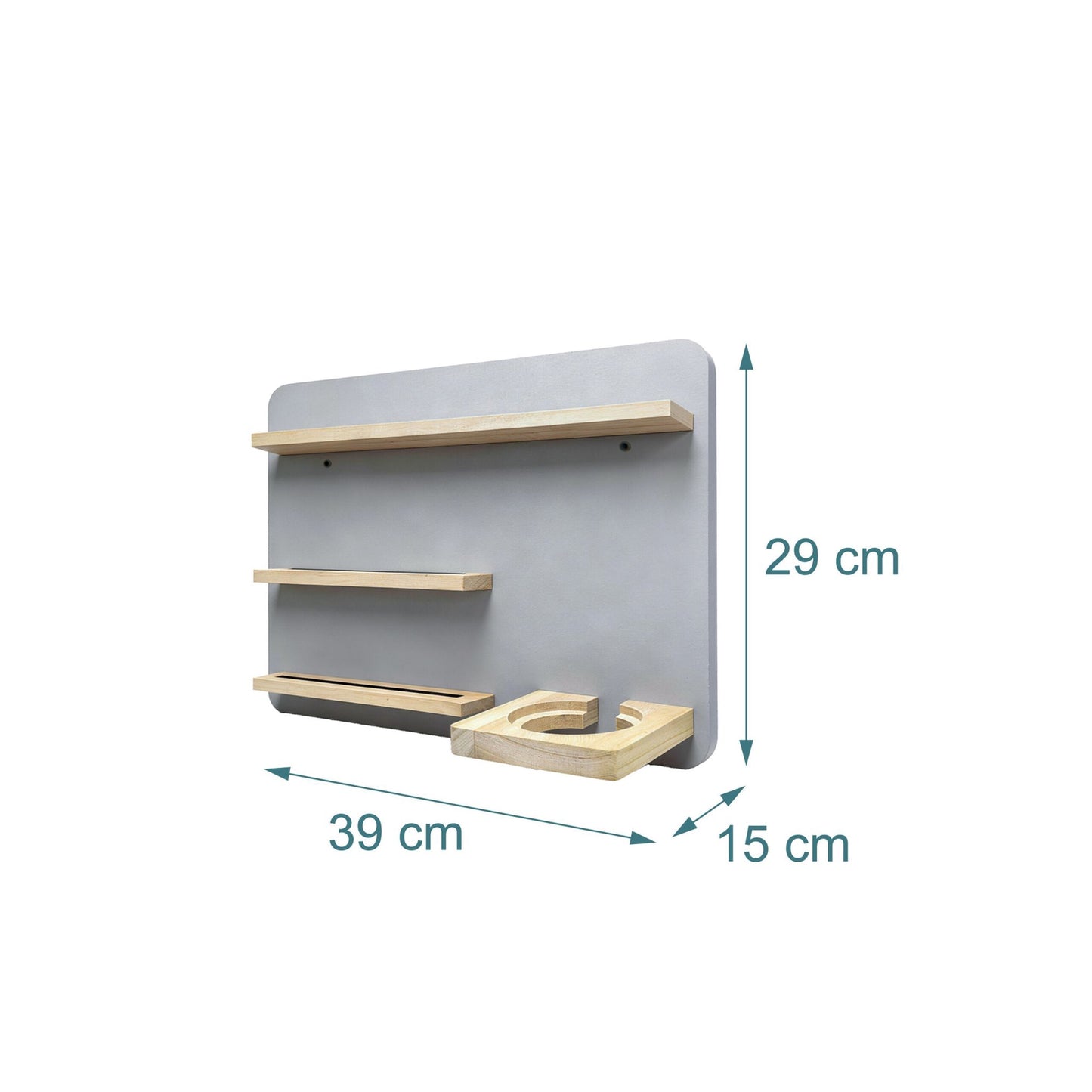 Toniebox Wall Shelf with Magnetic Strips, Holds 27 Figures