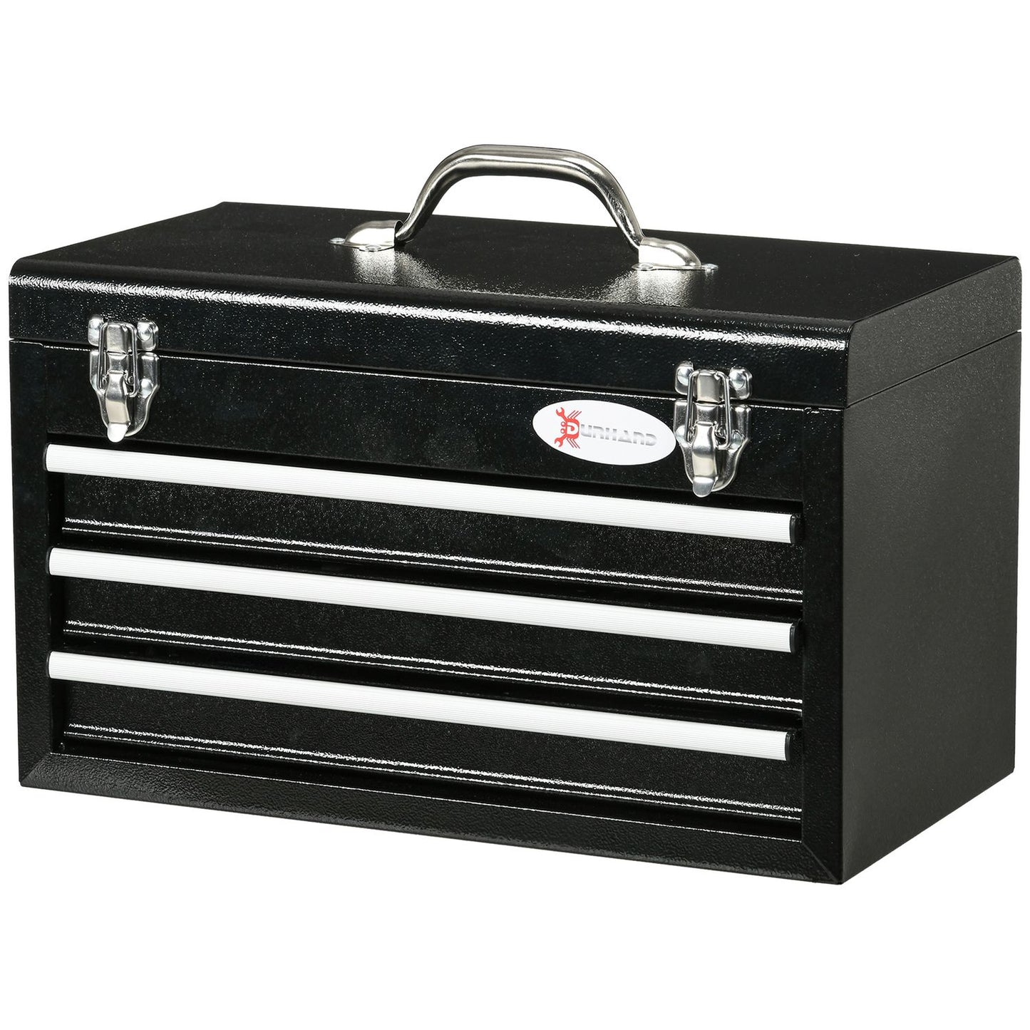 116-piece tool set with socket wrenches, 3 drawers in steel box