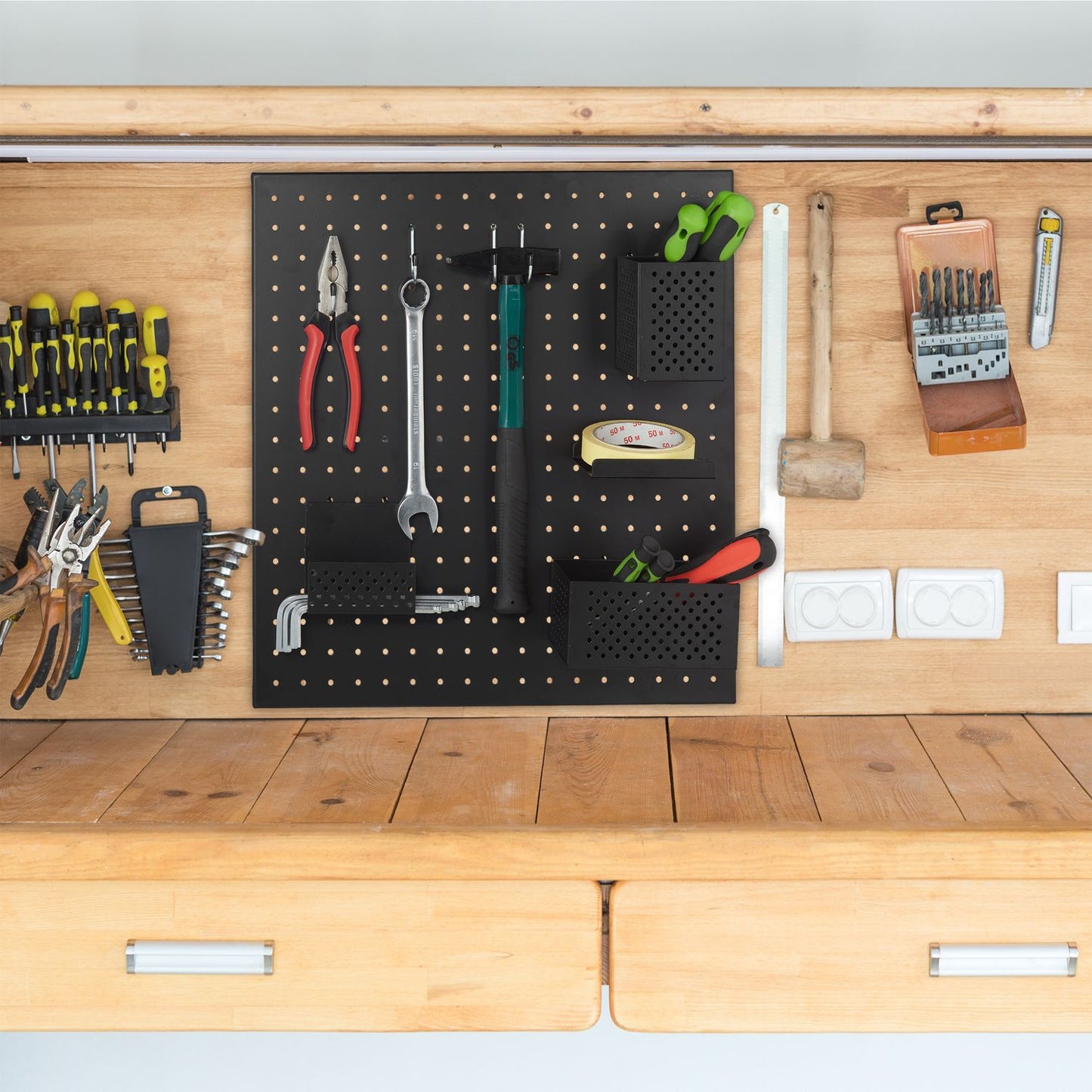 Tool Holder Wall with Accessories