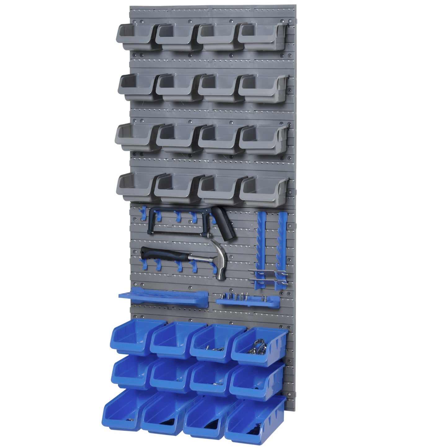 Workshop Tool Holder - Wall Mount, Blue & Grey