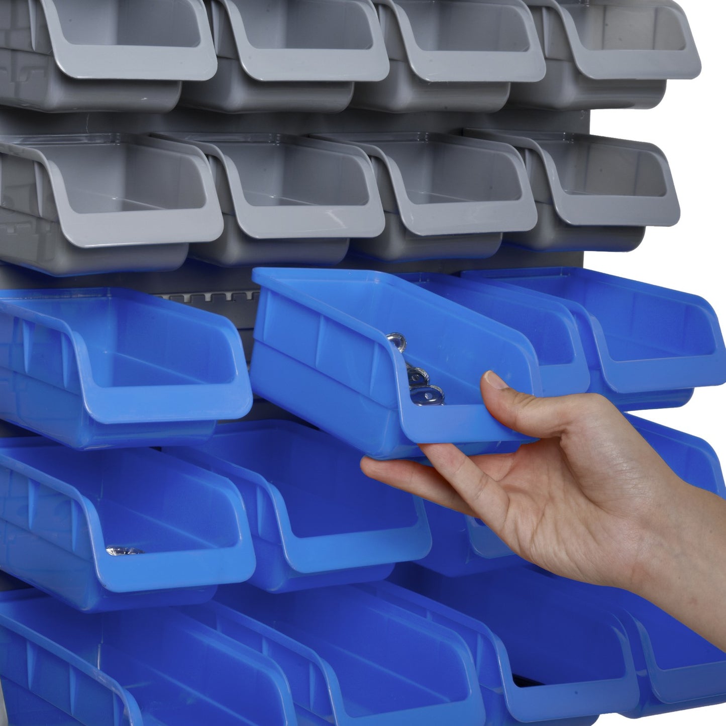Workshop Tool Holder - Wall Mount, Blue & Grey