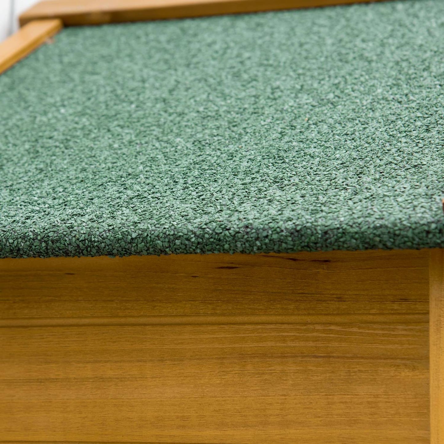 Weatherproof wooden garden shed with shelves, 2 doors