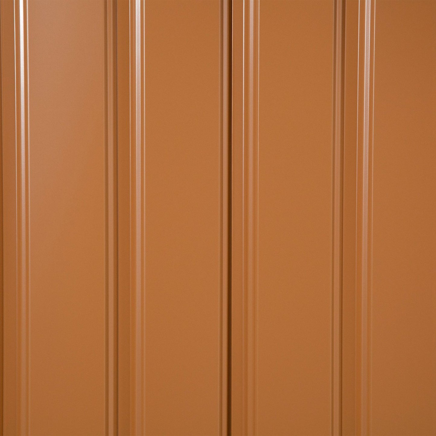 Metal garden tool shed, brown, with base plate, 340x386x200 cm