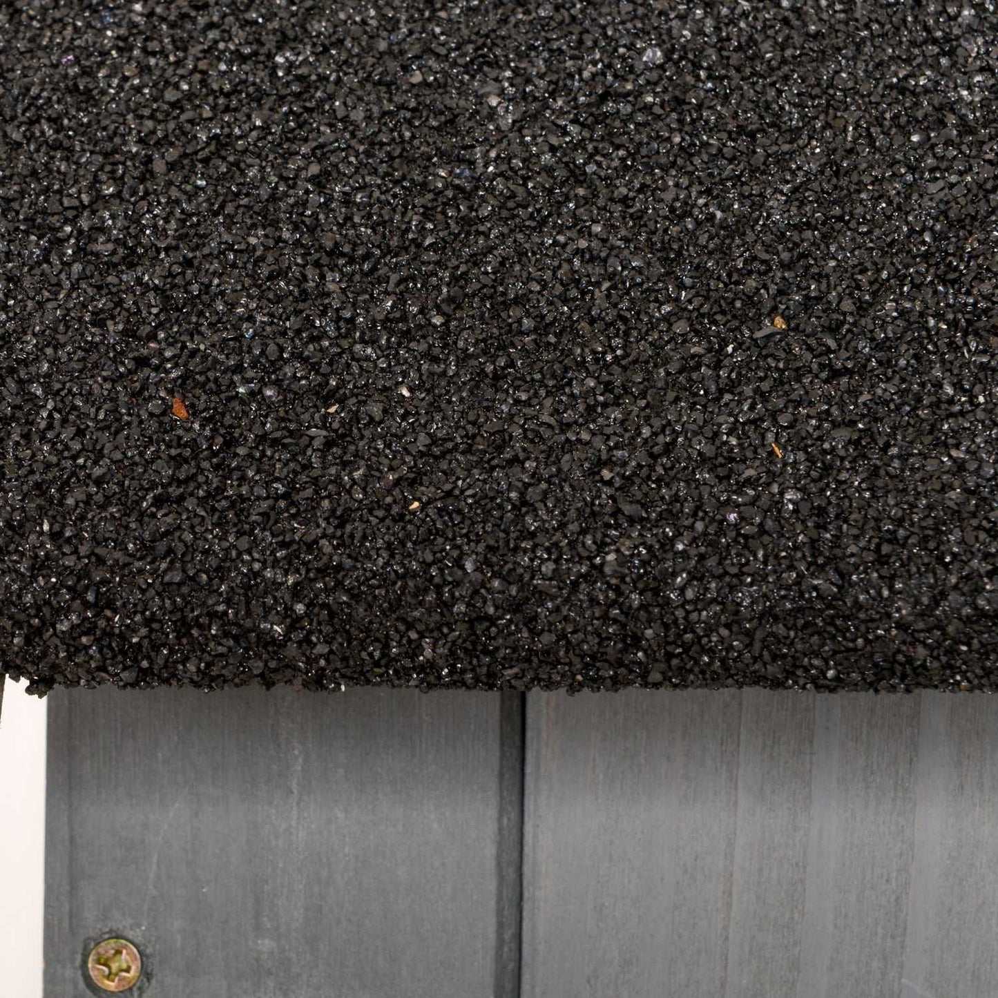 Wooden garden shed, gable roof, grey, 77.5x54.2x179.5 cm