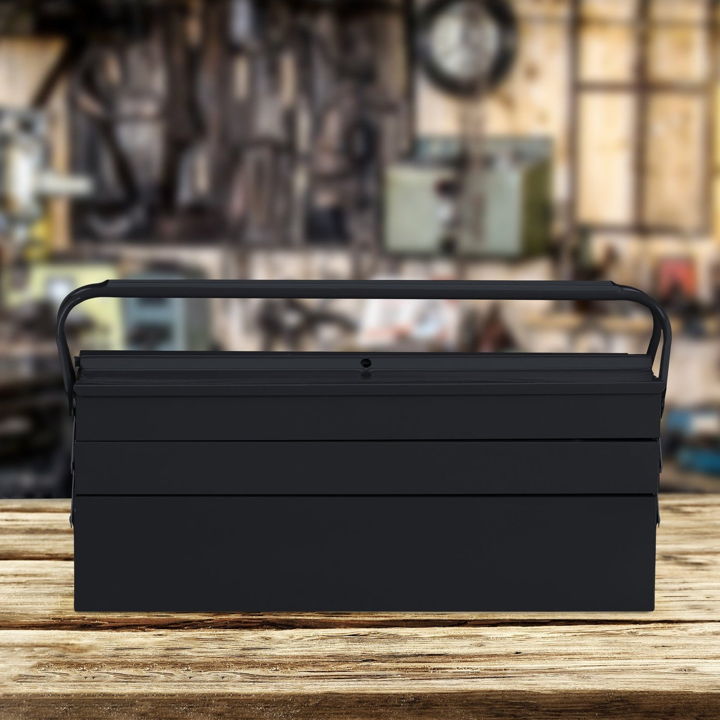 Tool box empty black
