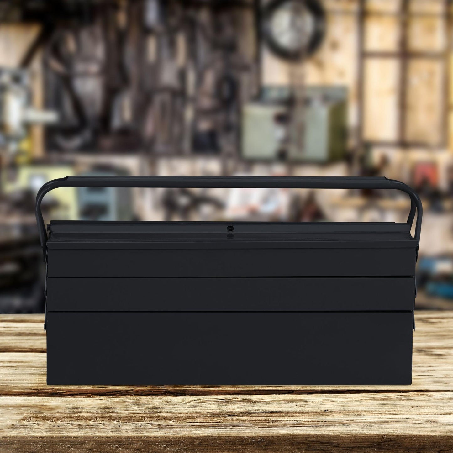 Tool box empty black