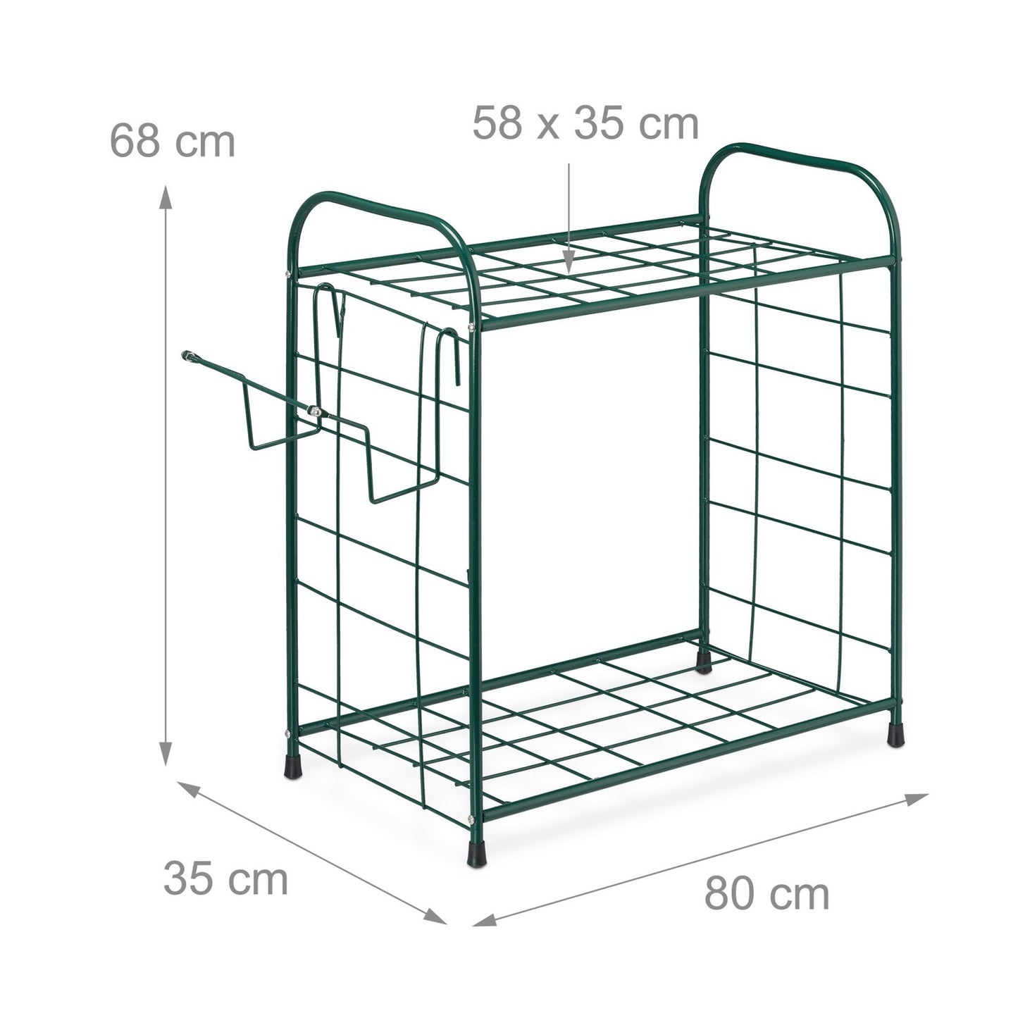 Tool rack for garden