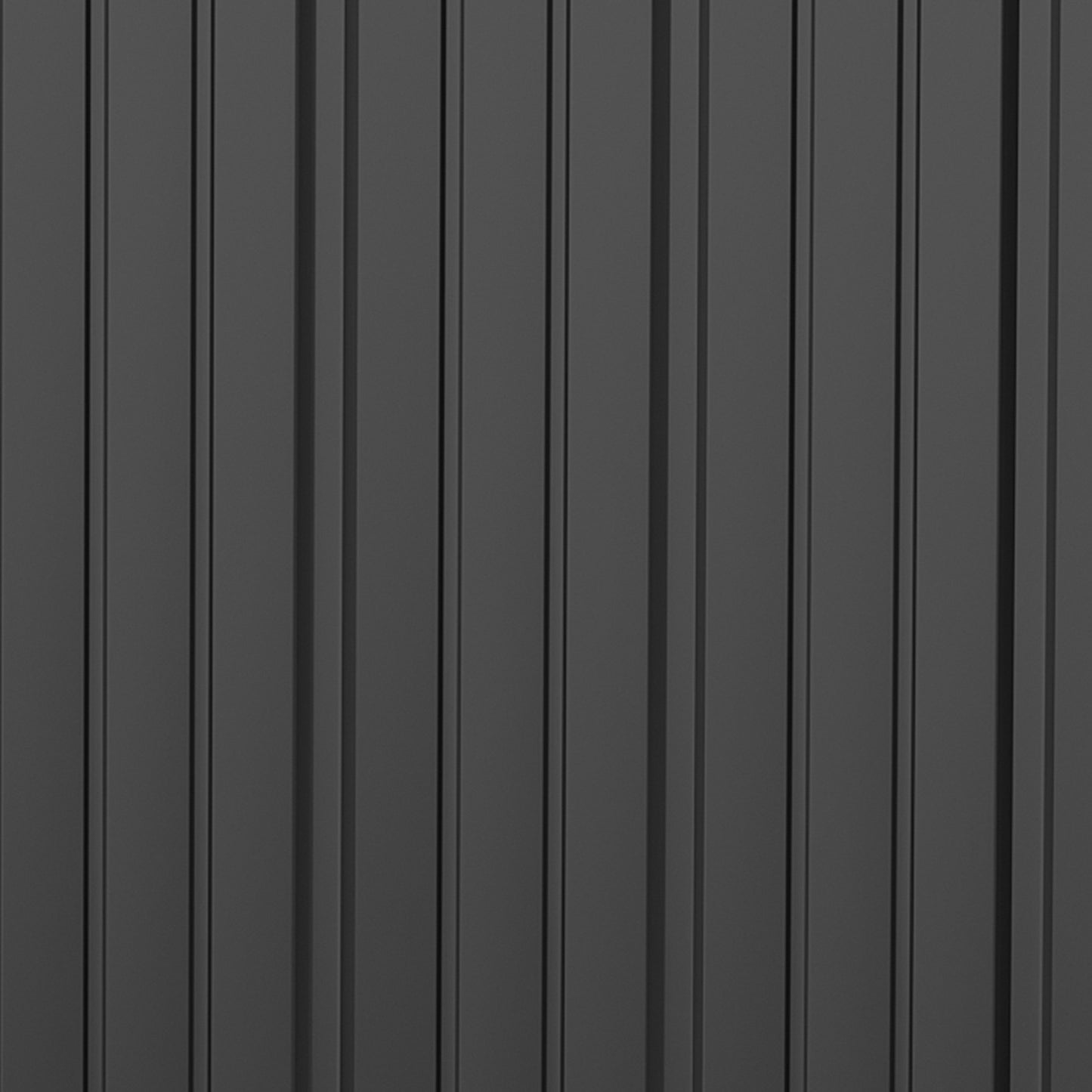 Lockable steel garden shed 1.34m² - Black, pitched roof