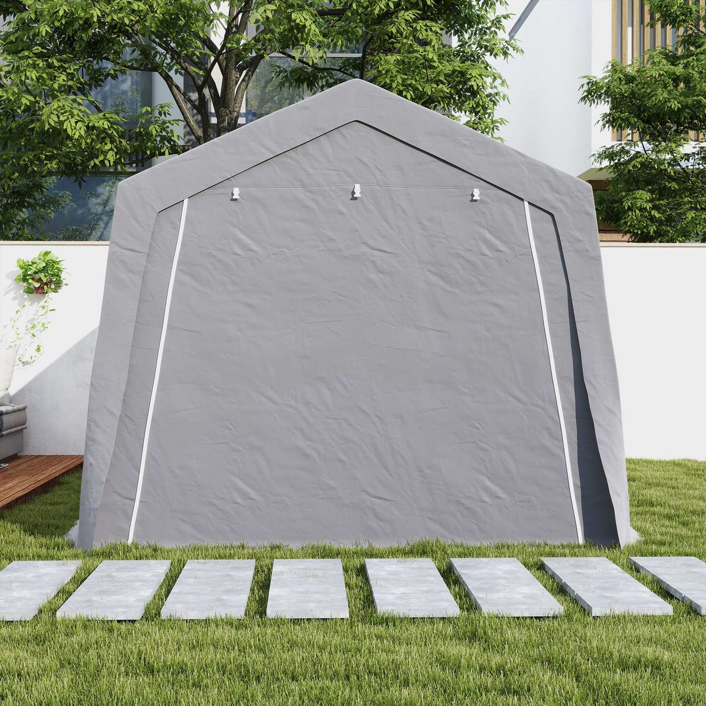 Tool shed with gable roof, waterproof and dustproof, 300x447x255cm