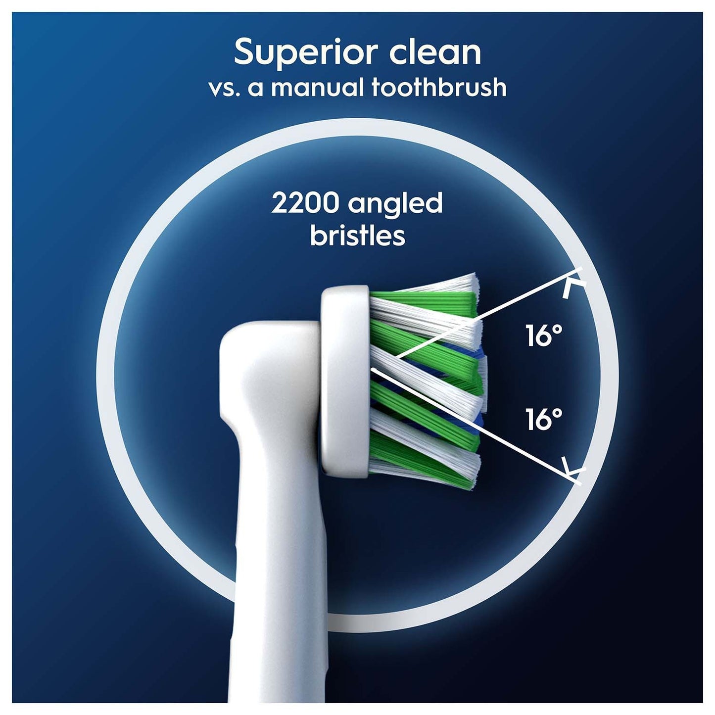 Toothbrush Heads, Cross Action, Pack of 4