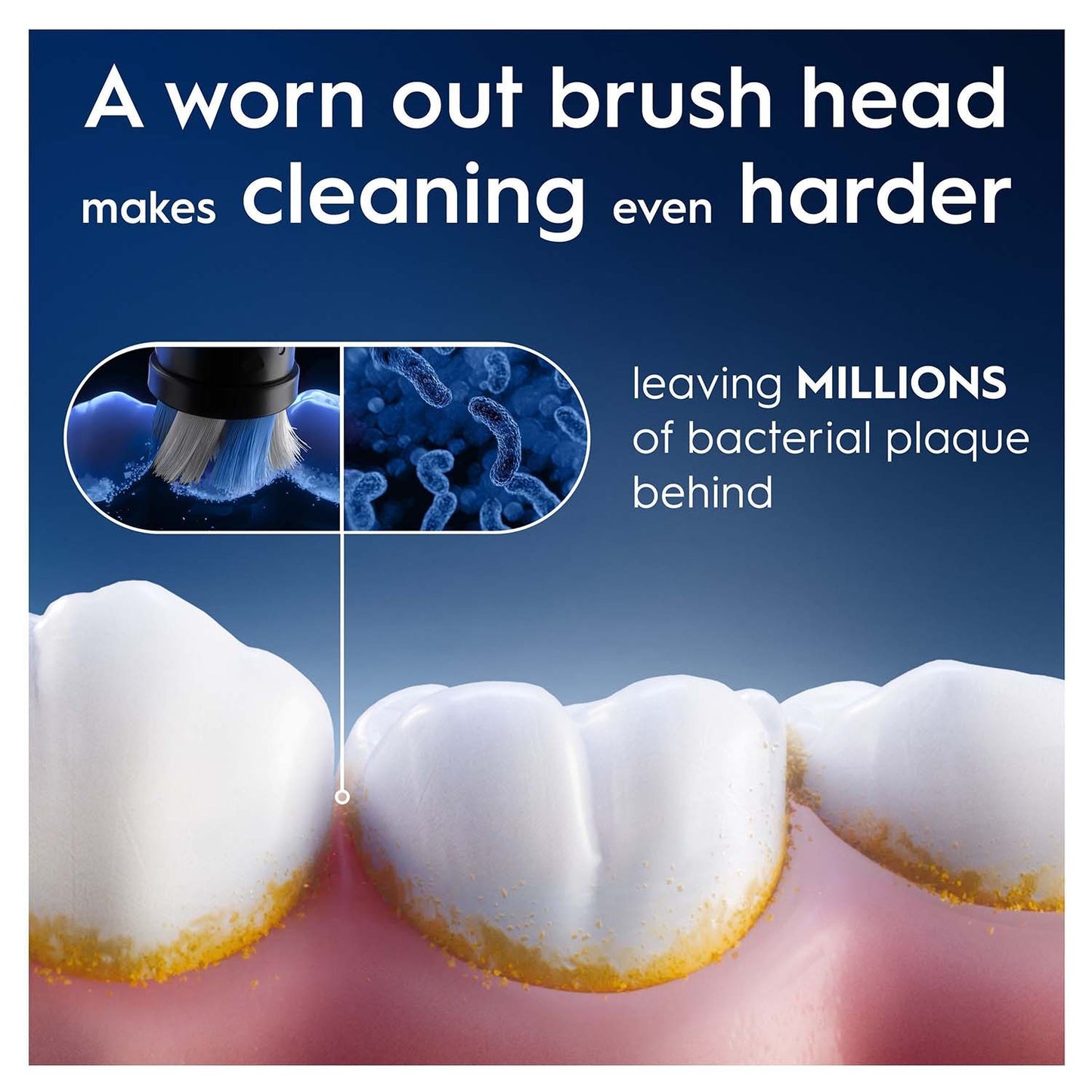 Toothbrush Heads, Ultimate Clean, Black, 4-Pack