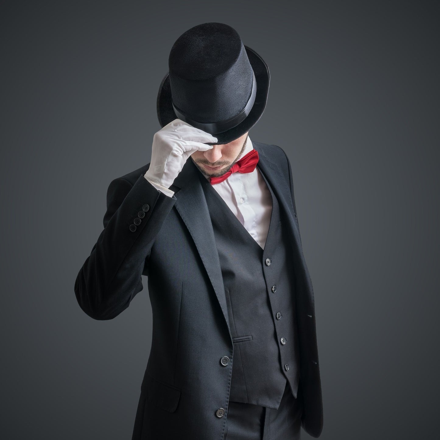 Top hat black