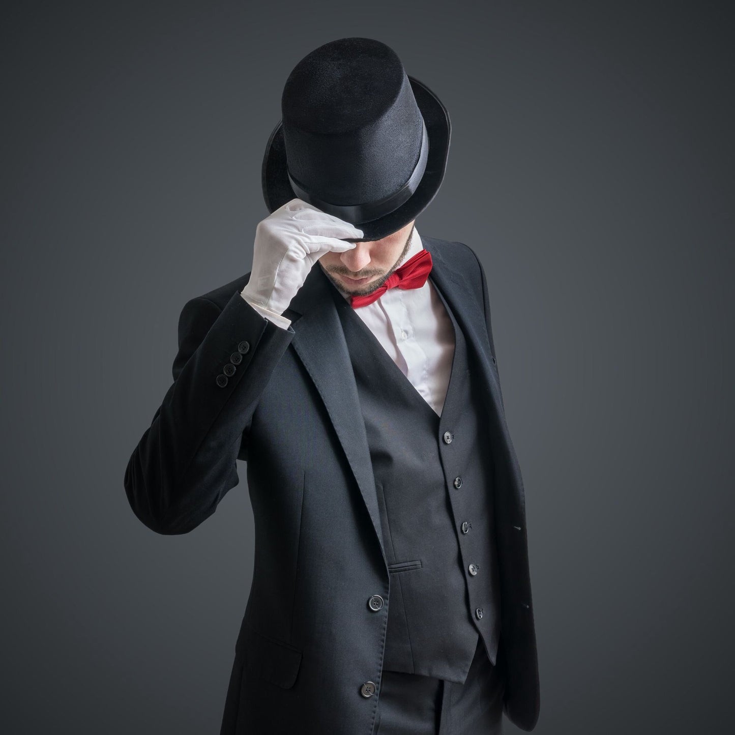 Top hat black