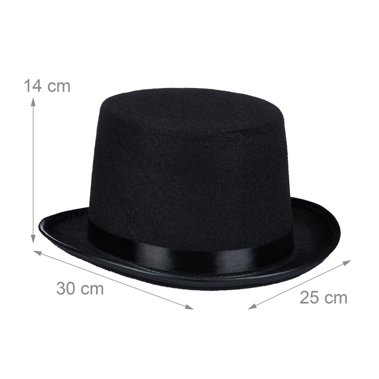 Top hat black