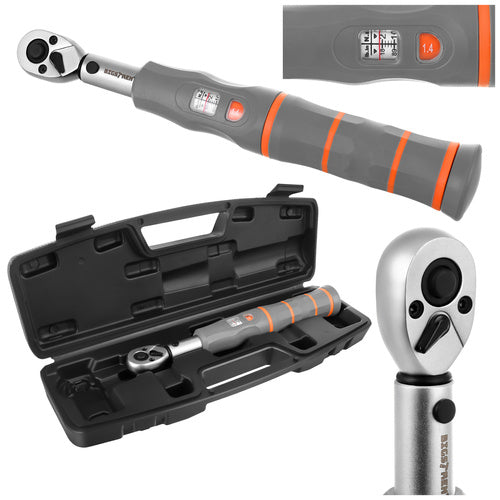 Torque Wrench 1/4" 2-26 Nm, Precision ±0.5%
