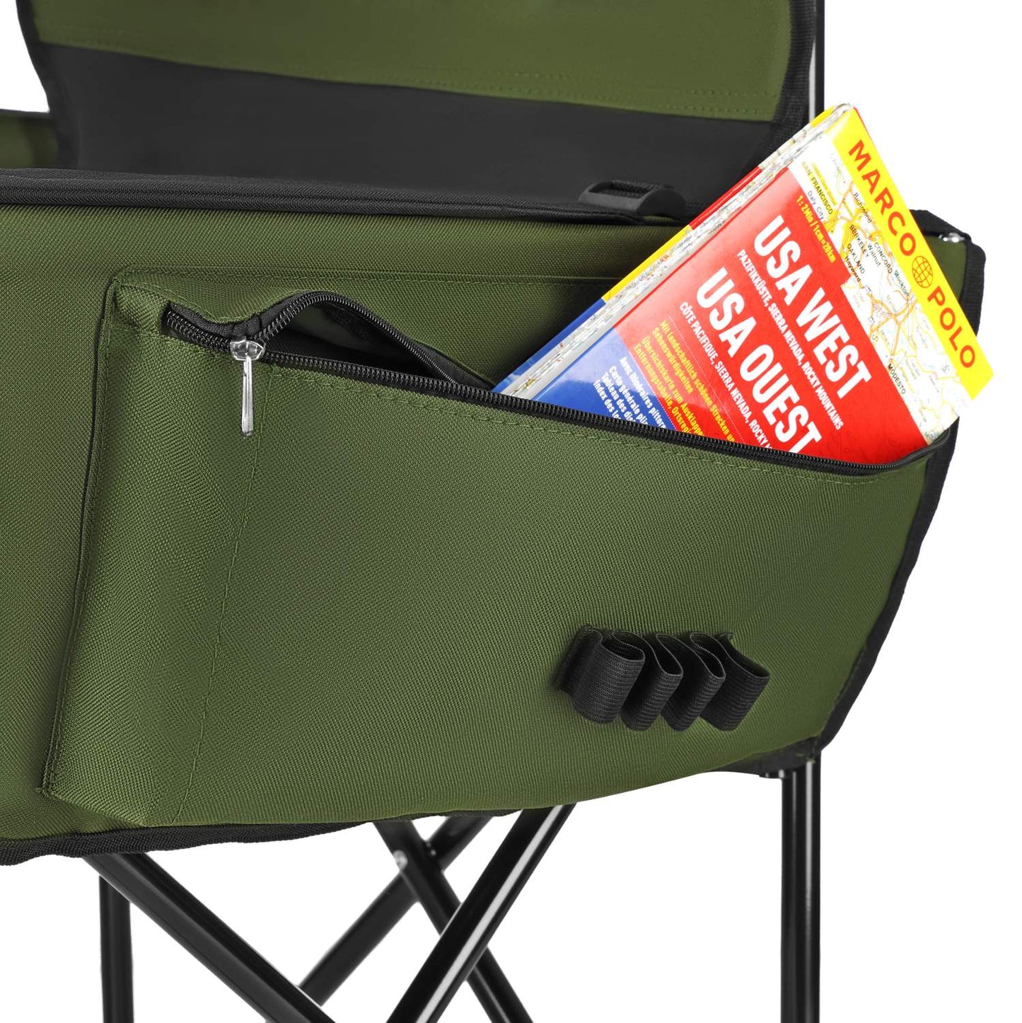 Tourist Chair, Green, Foldable, Lightweight