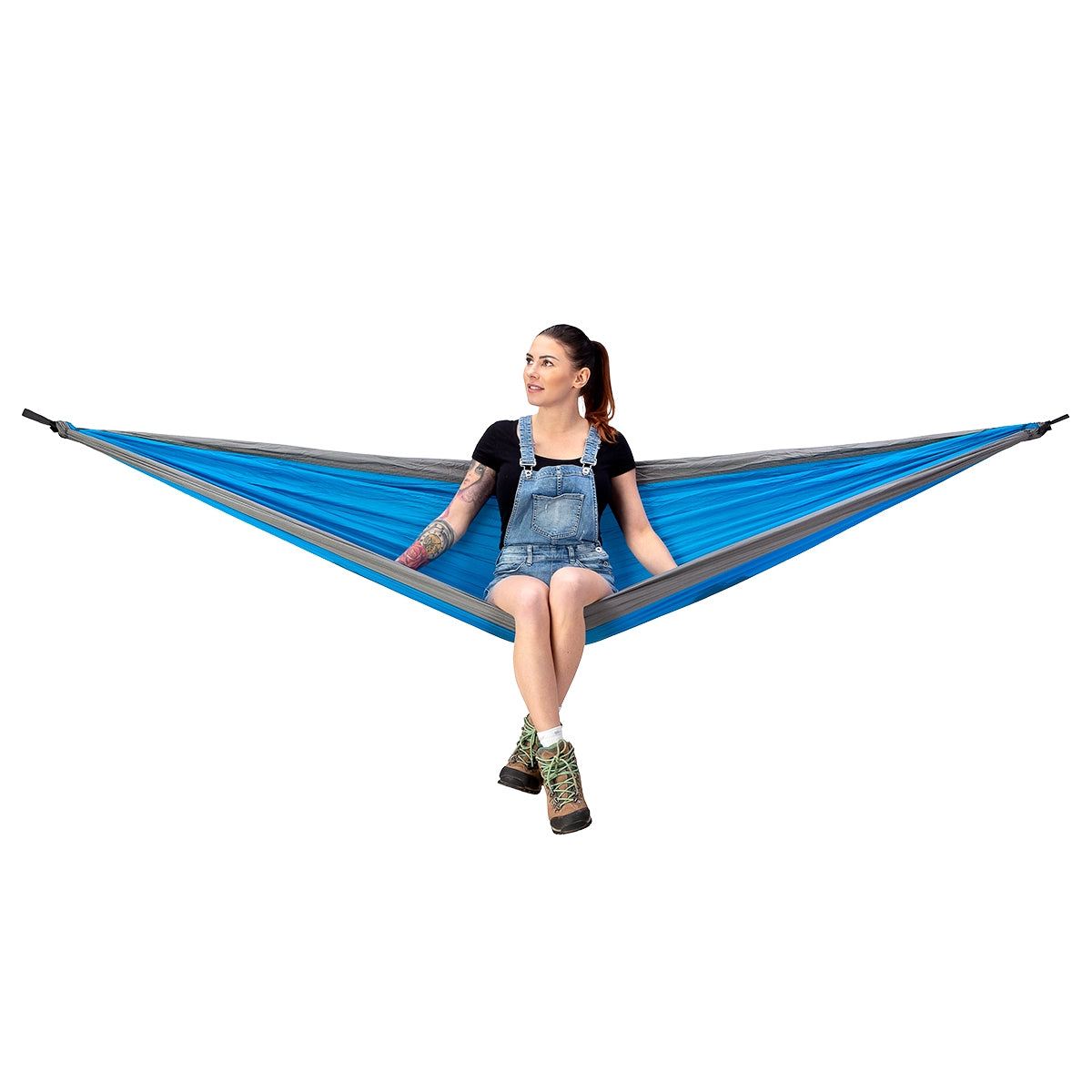 Tourist Hammock, Blue, Portable, Lightweight