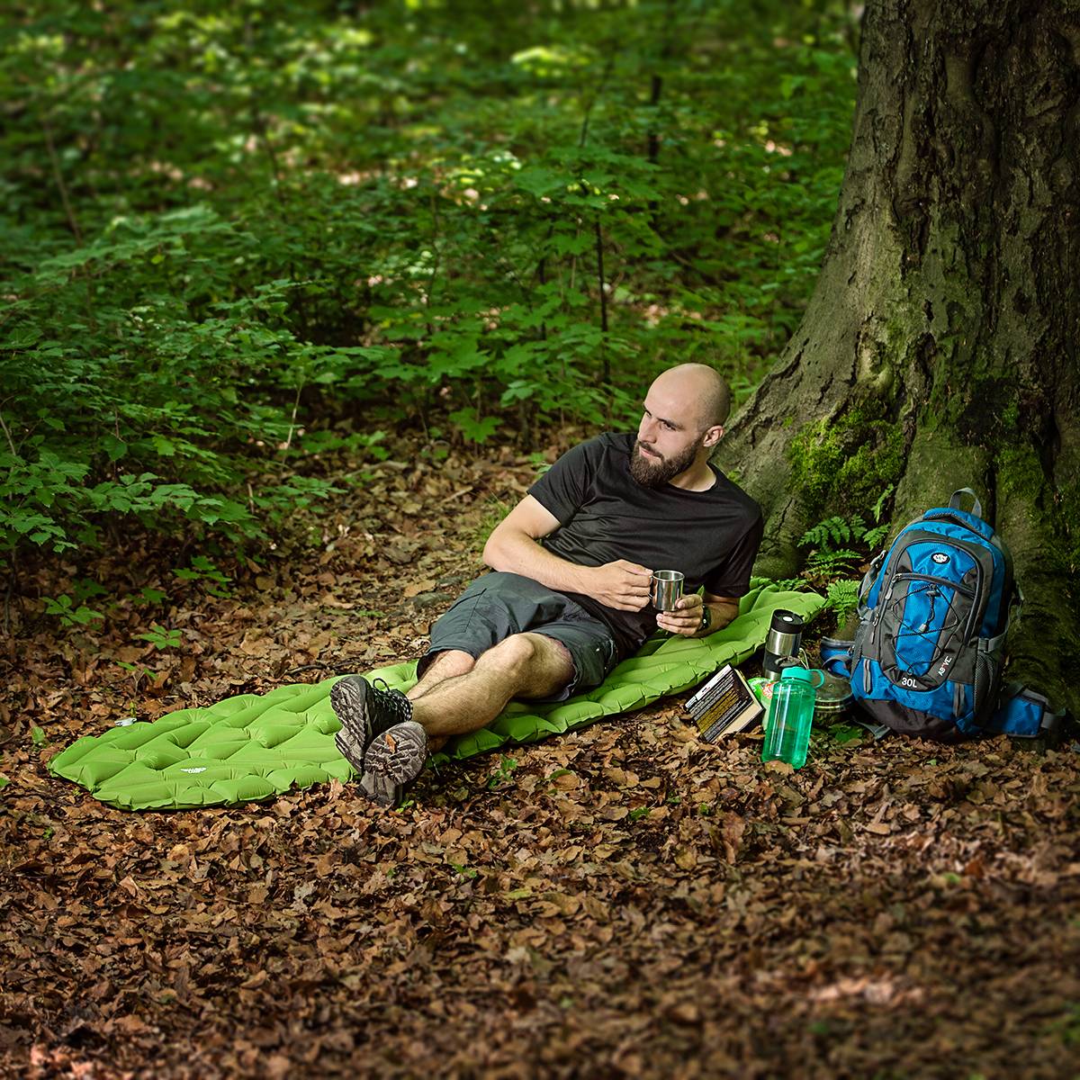Tourist Mat, Green – Compact, Lightweight, Durable