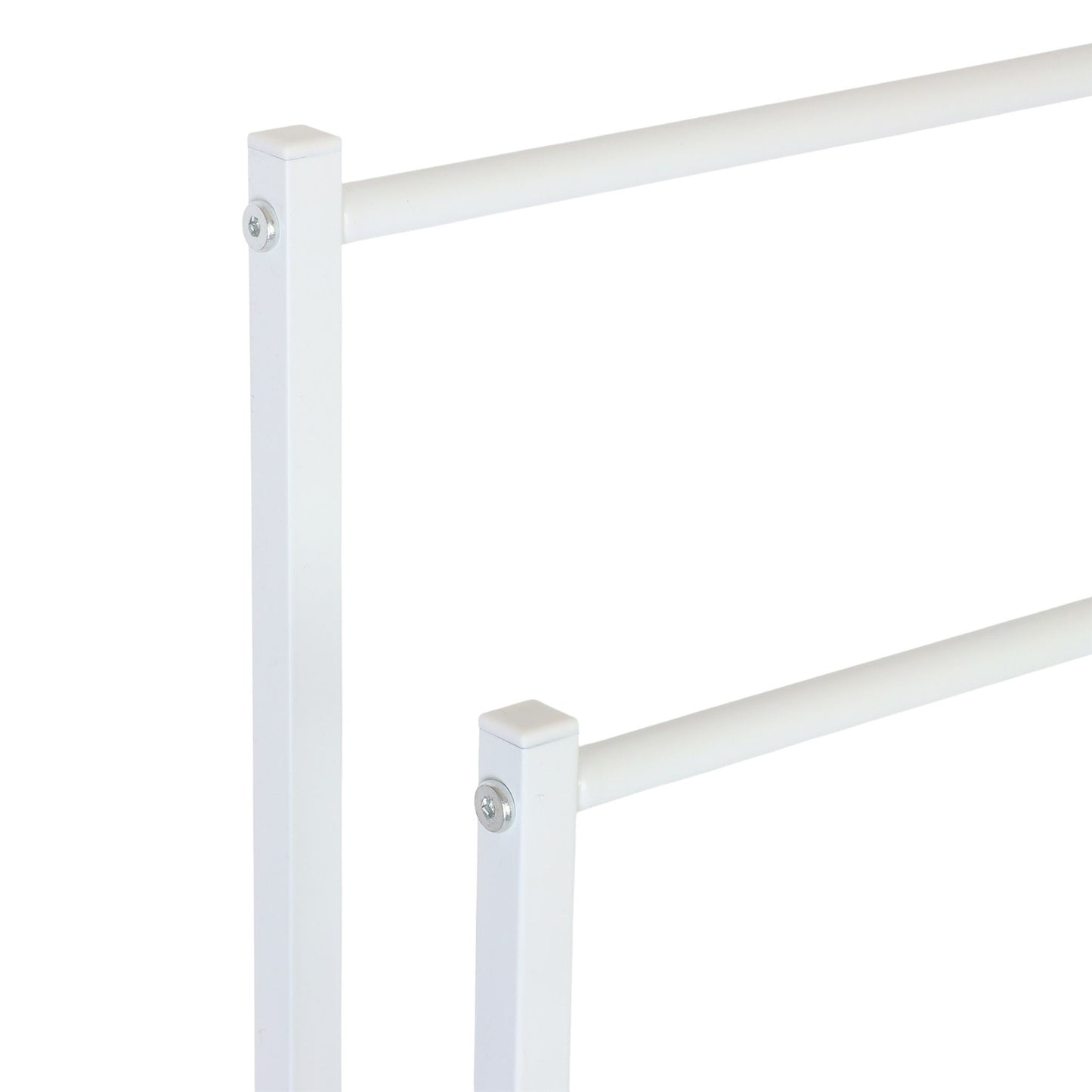 Towel Rack, 3 Rods – Metal and Bamboo Freestanding