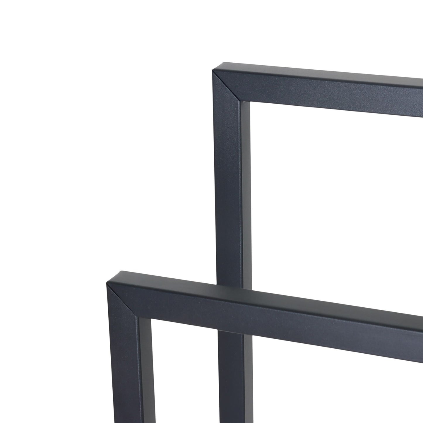 Towel Rack, Metal, 2 Rods, Freestanding