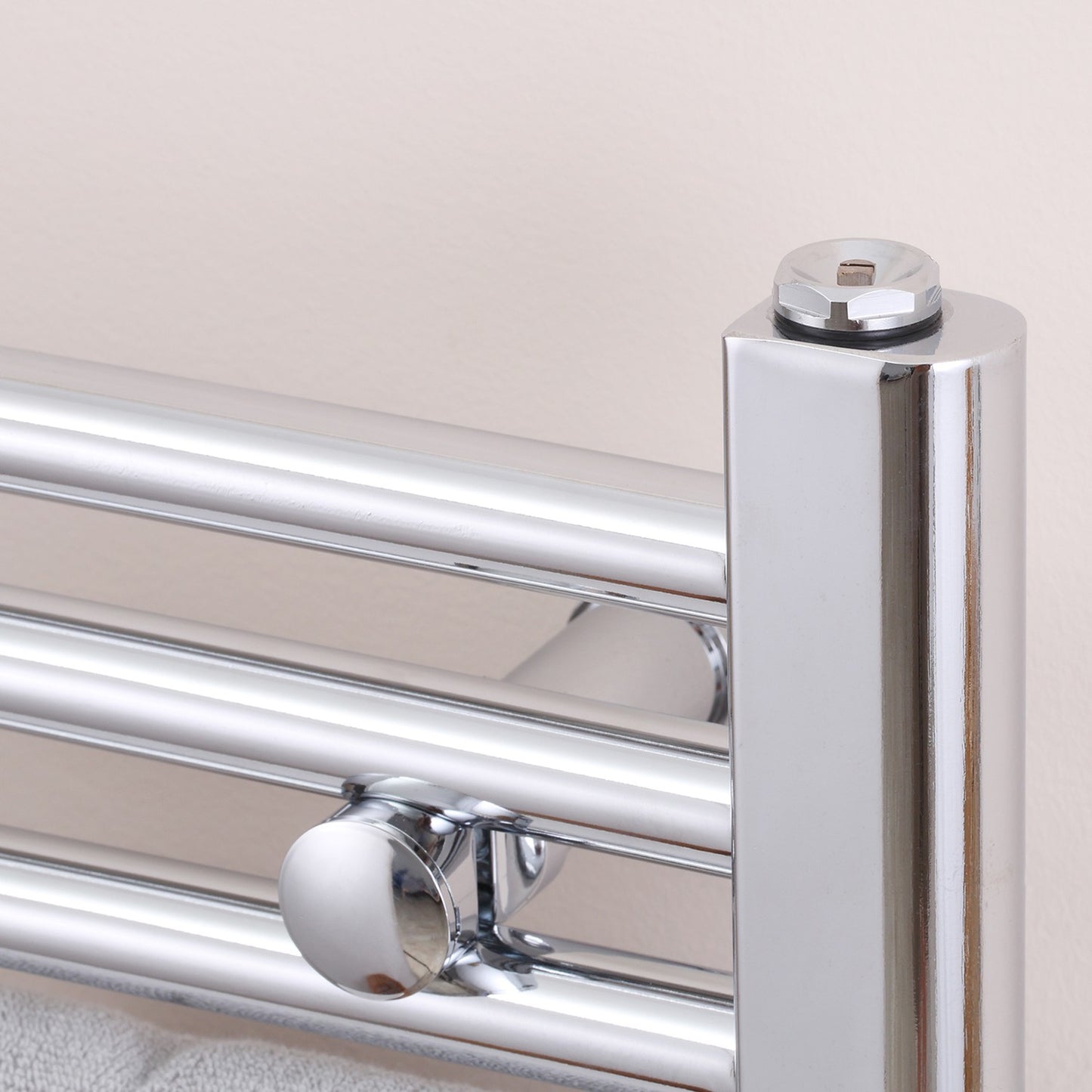 Hydronic towel cooler, 14 rods carbon steel, 600x800 mm