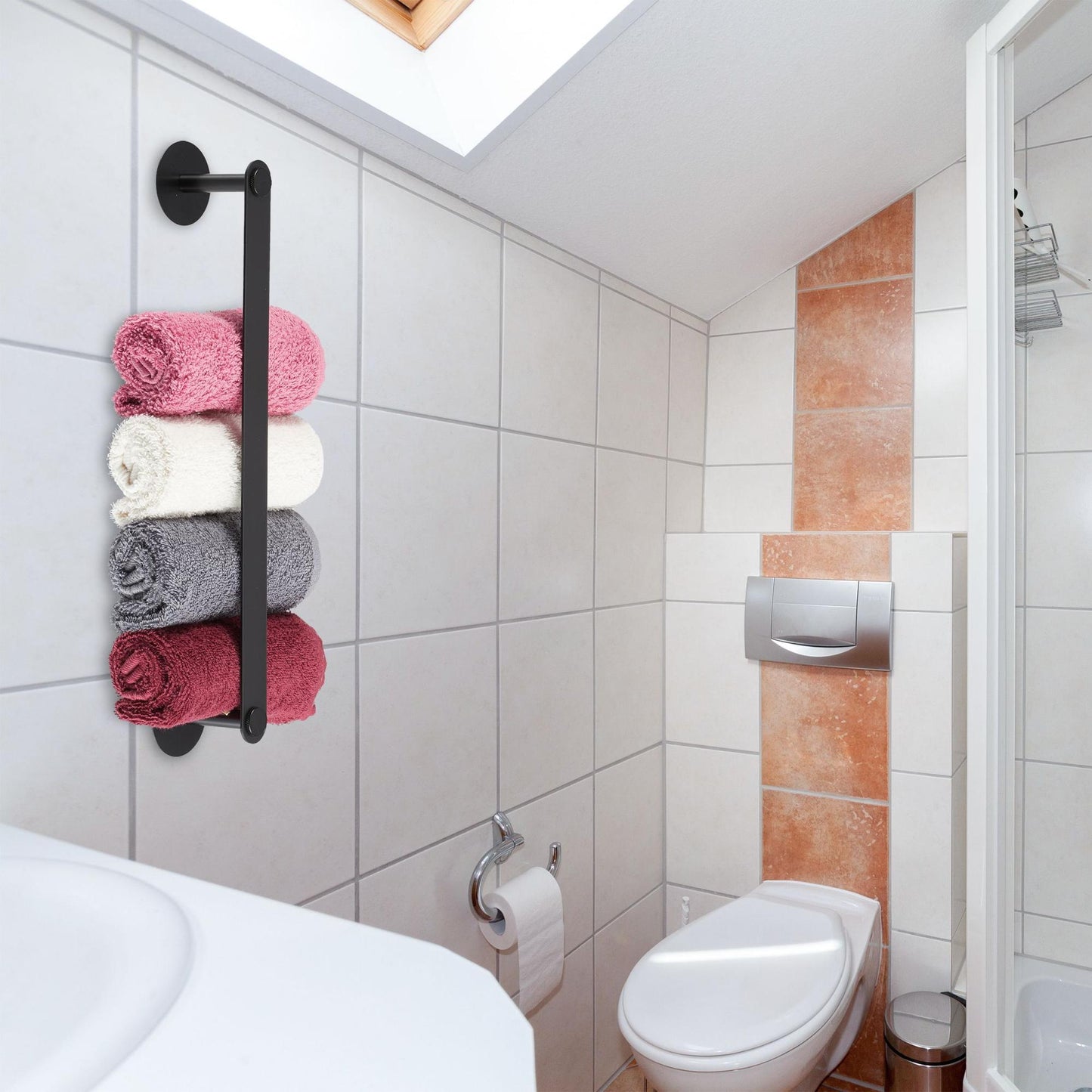 Towel hanger black