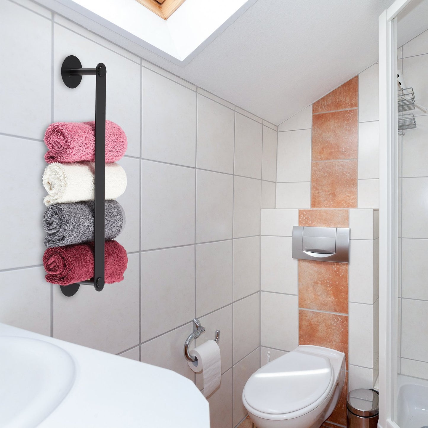 Towel hanger black