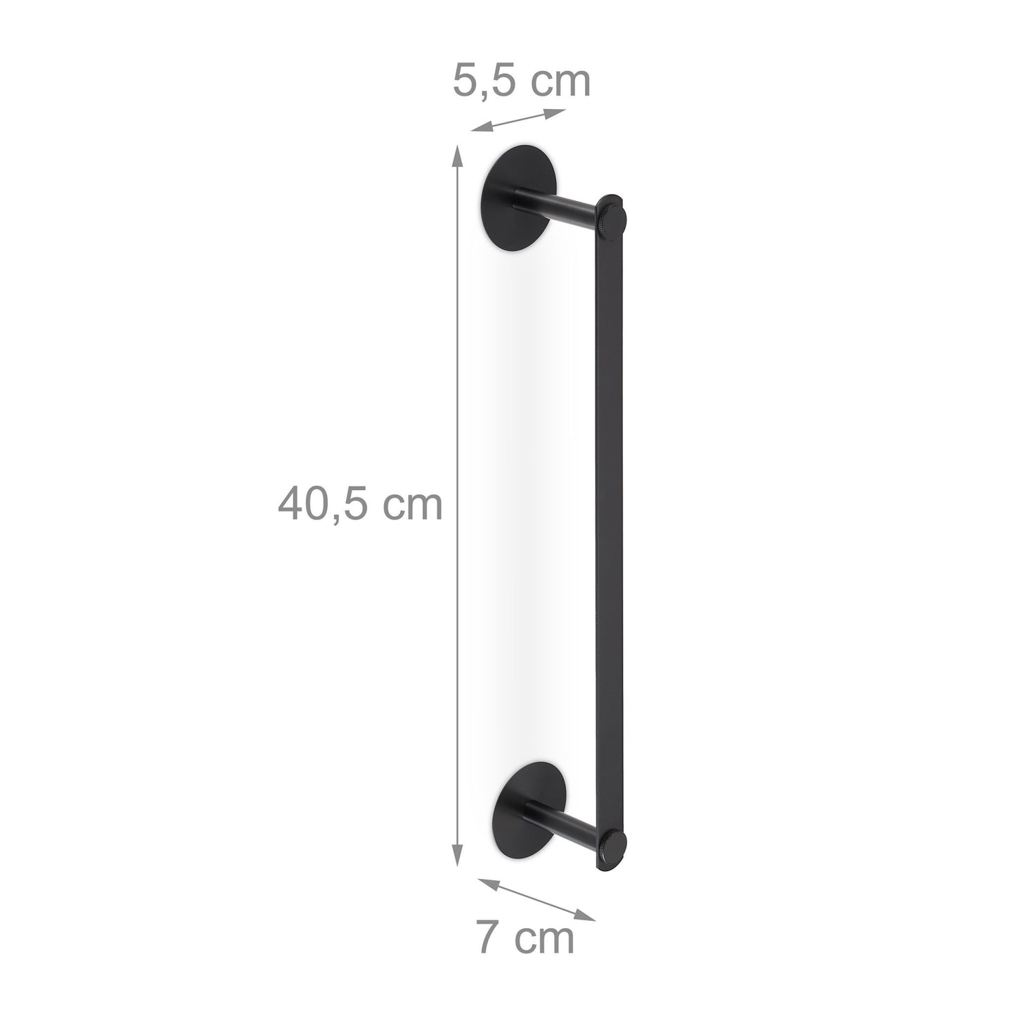 Towel hanger black