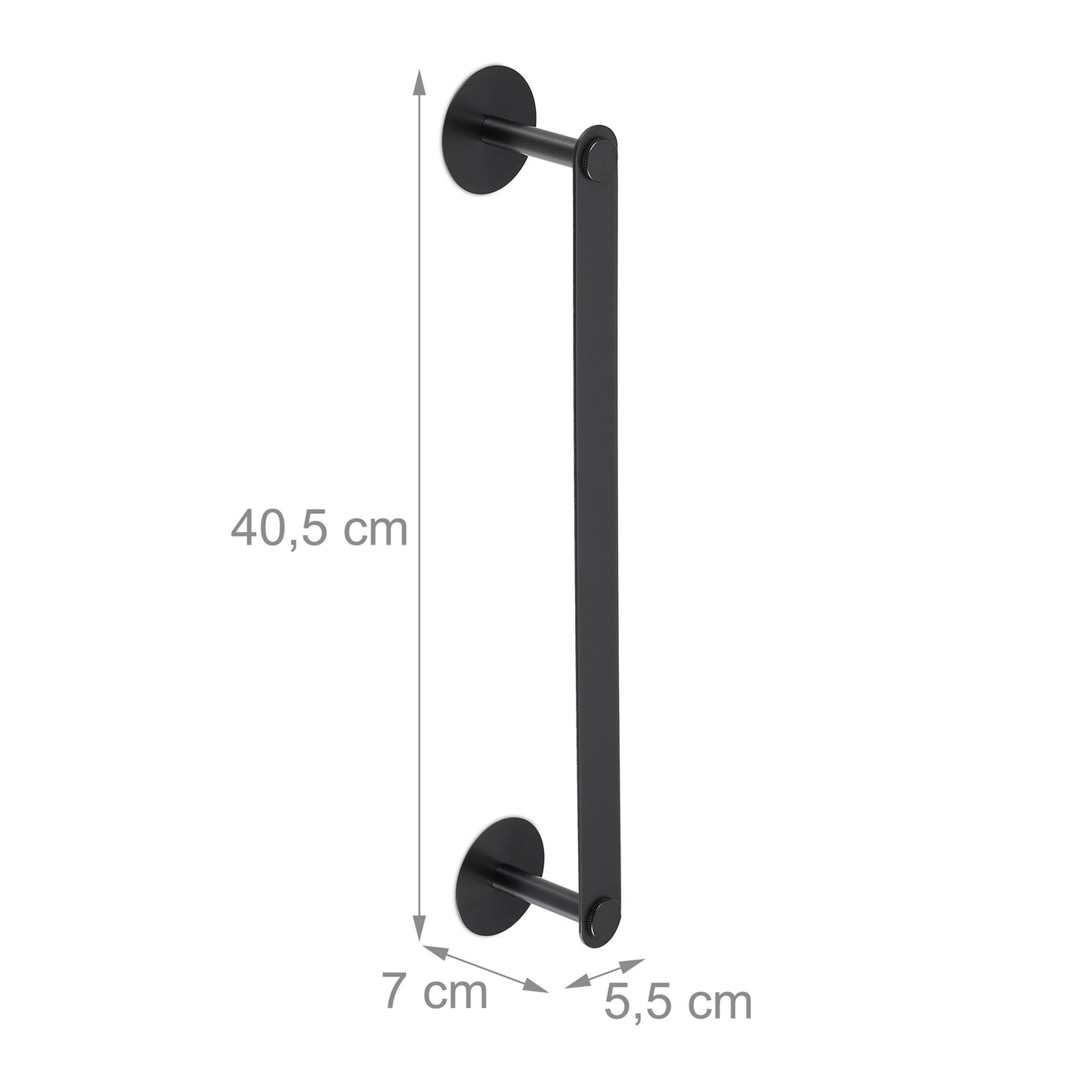 Towel hanger black