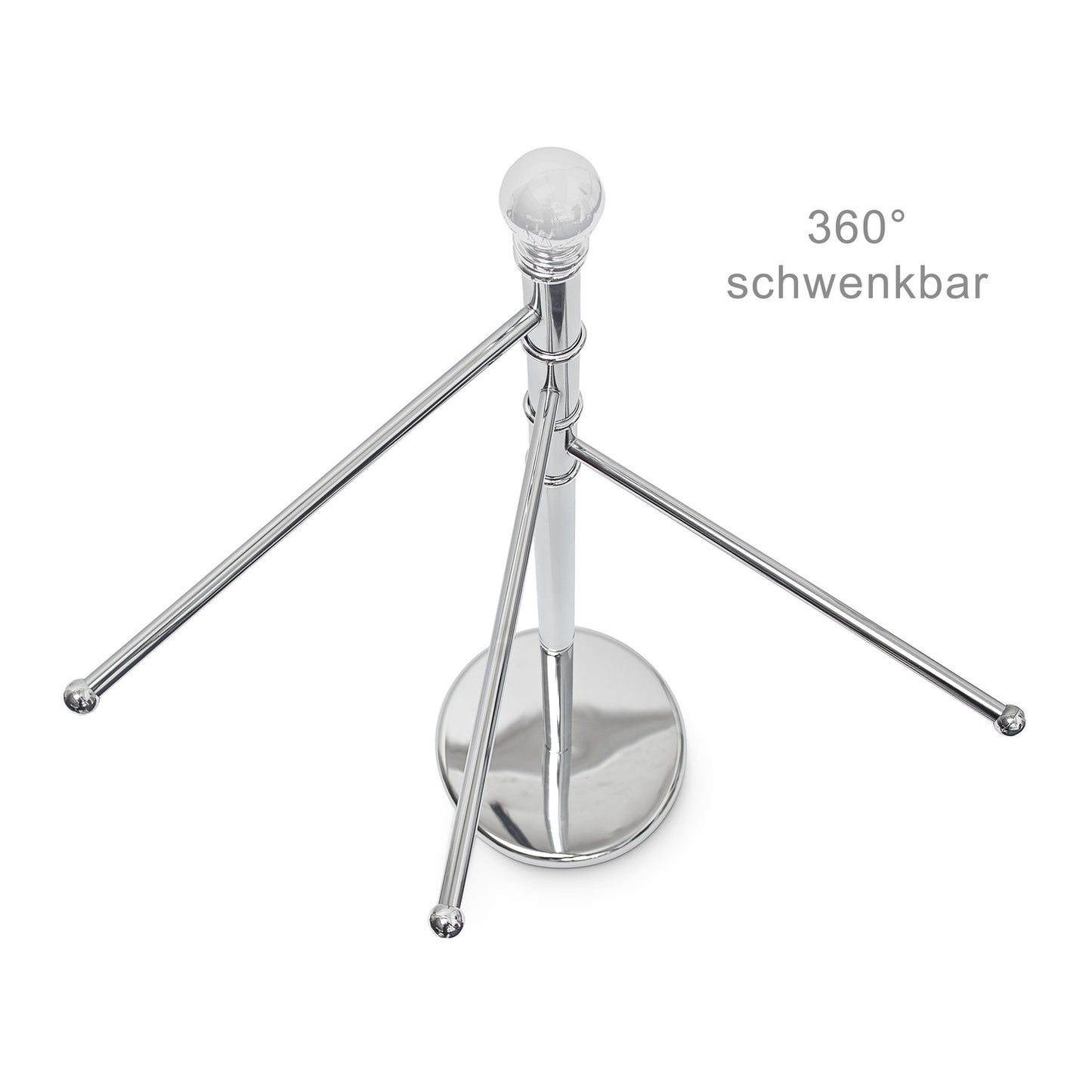 Towel hanger in stainless steel