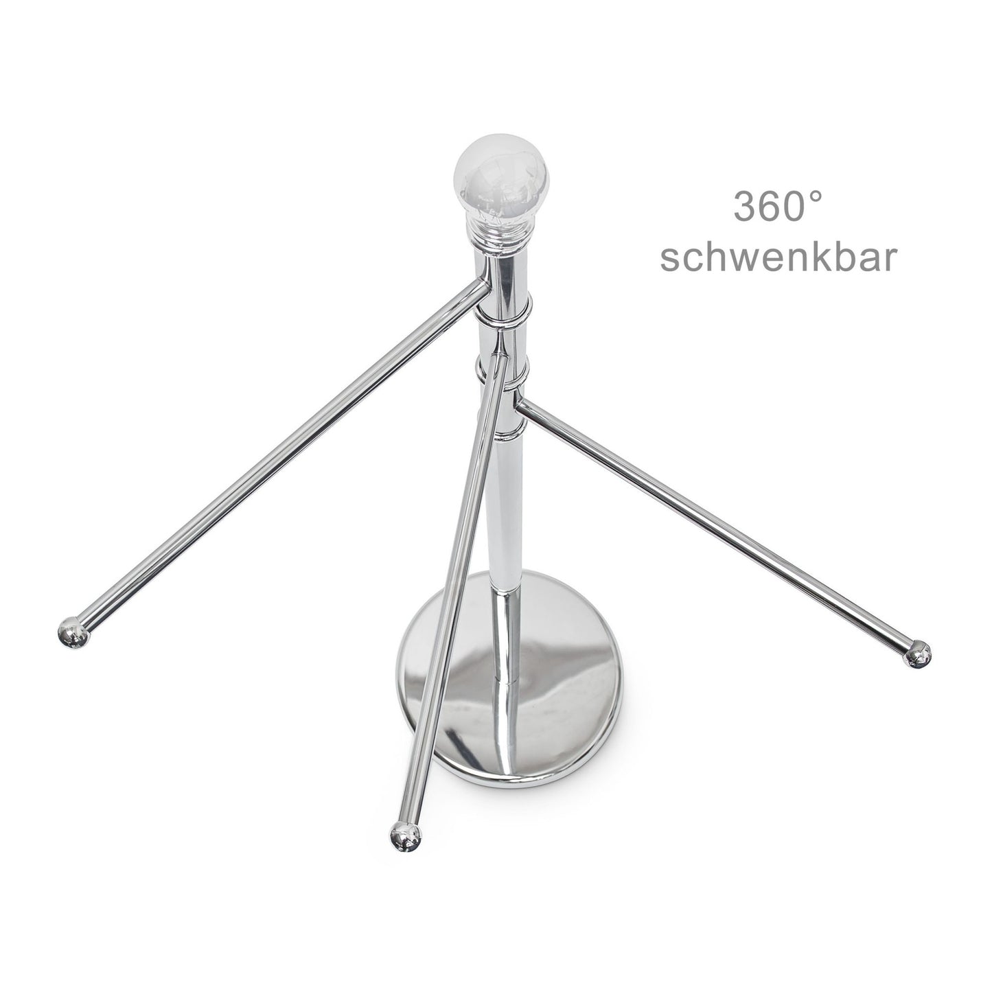 Towel hanger in stainless steel