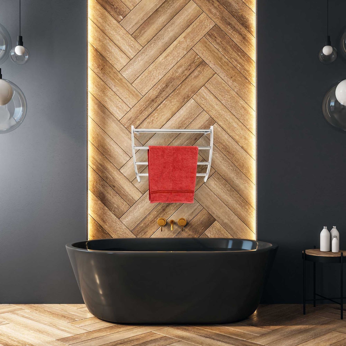 Towel hanger wall