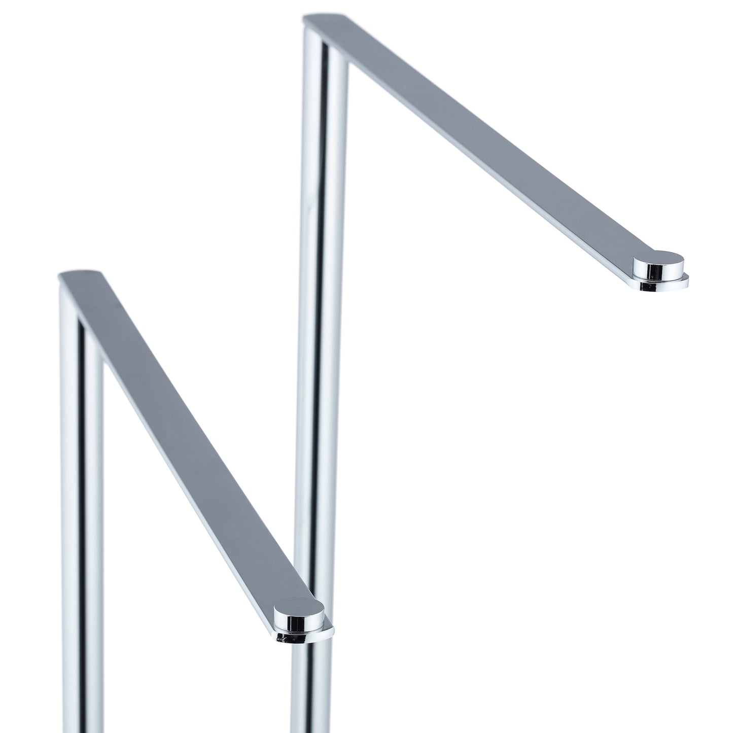 Towel hanger with 2 bars