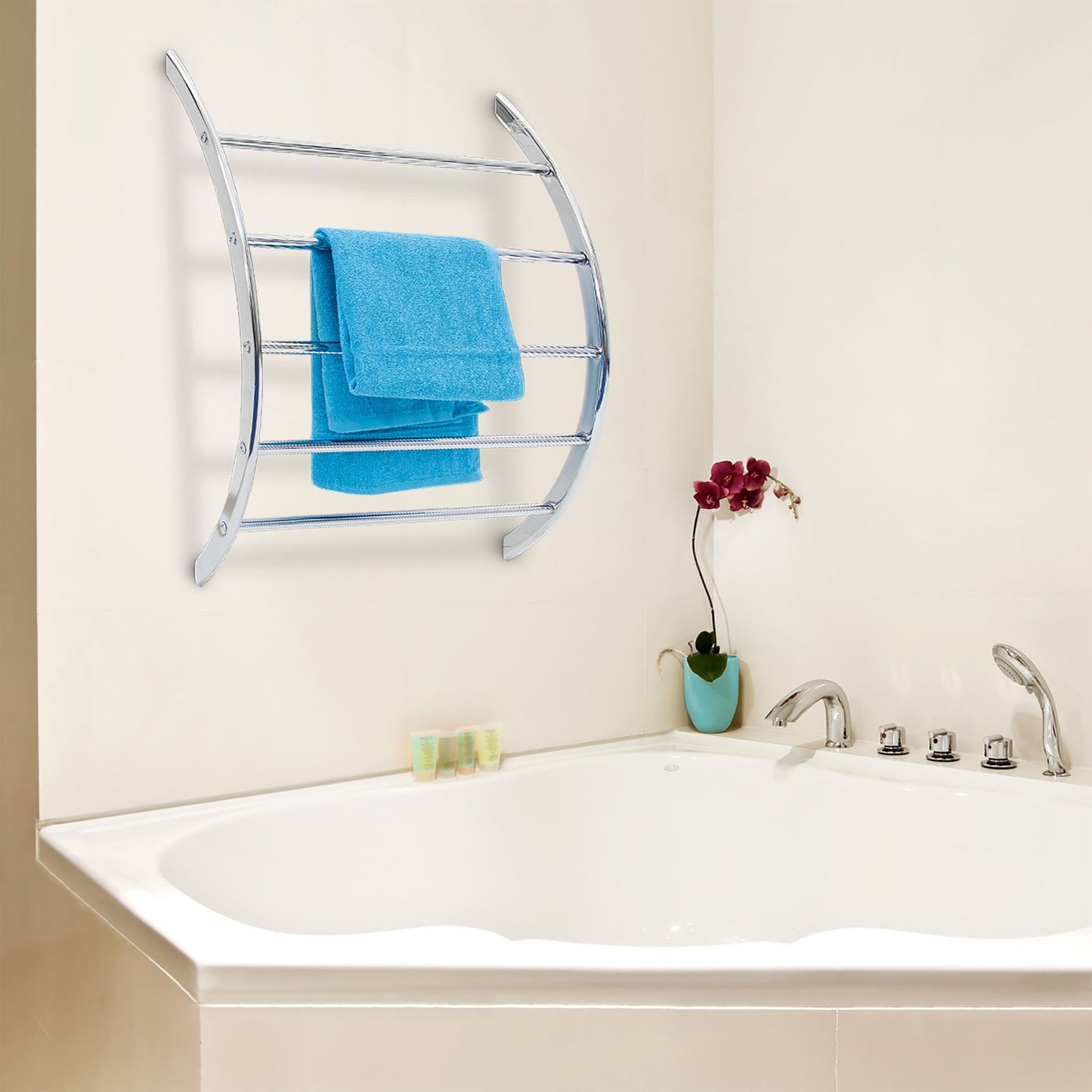 Towel hanger with 5 bars