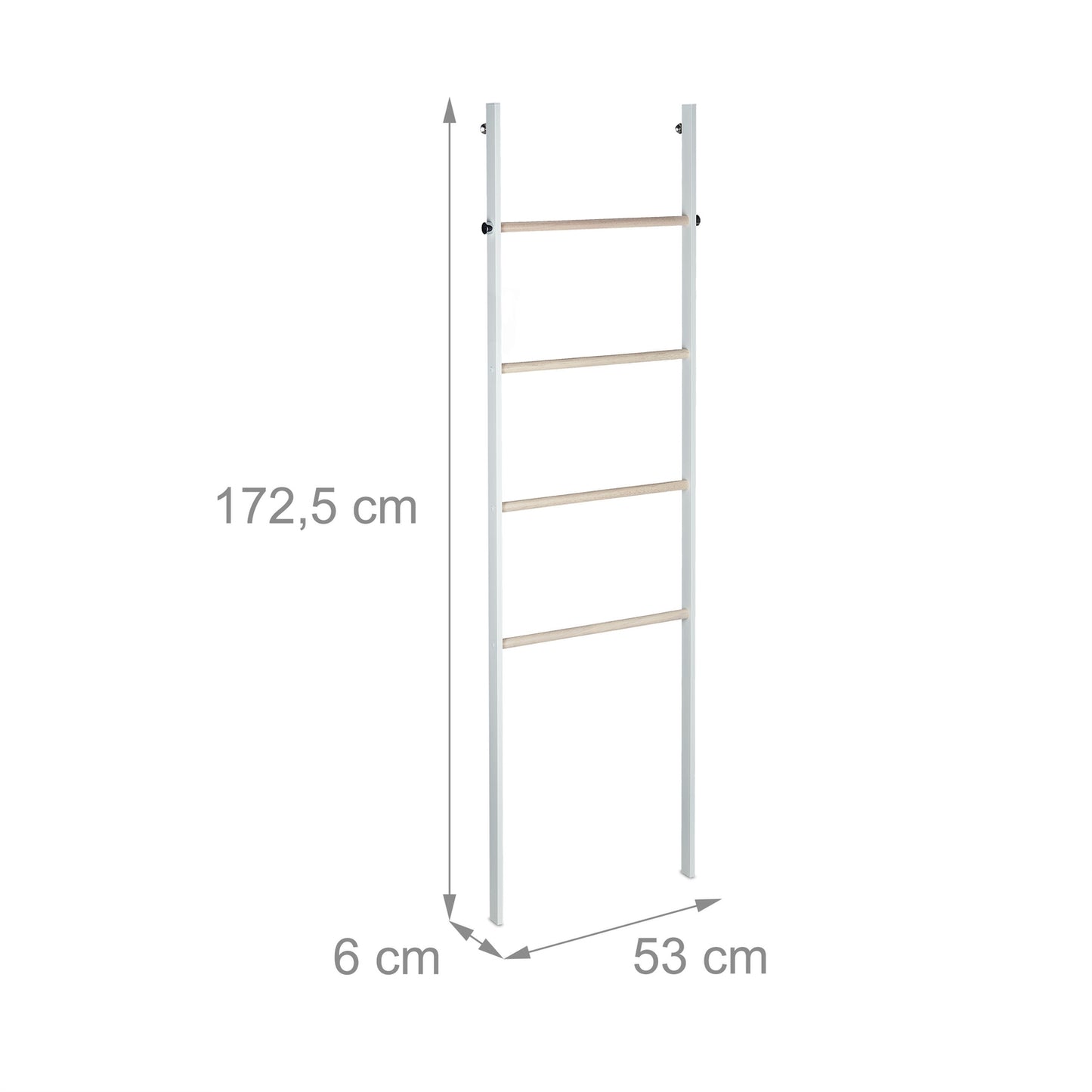 Towel ladder wood & metal