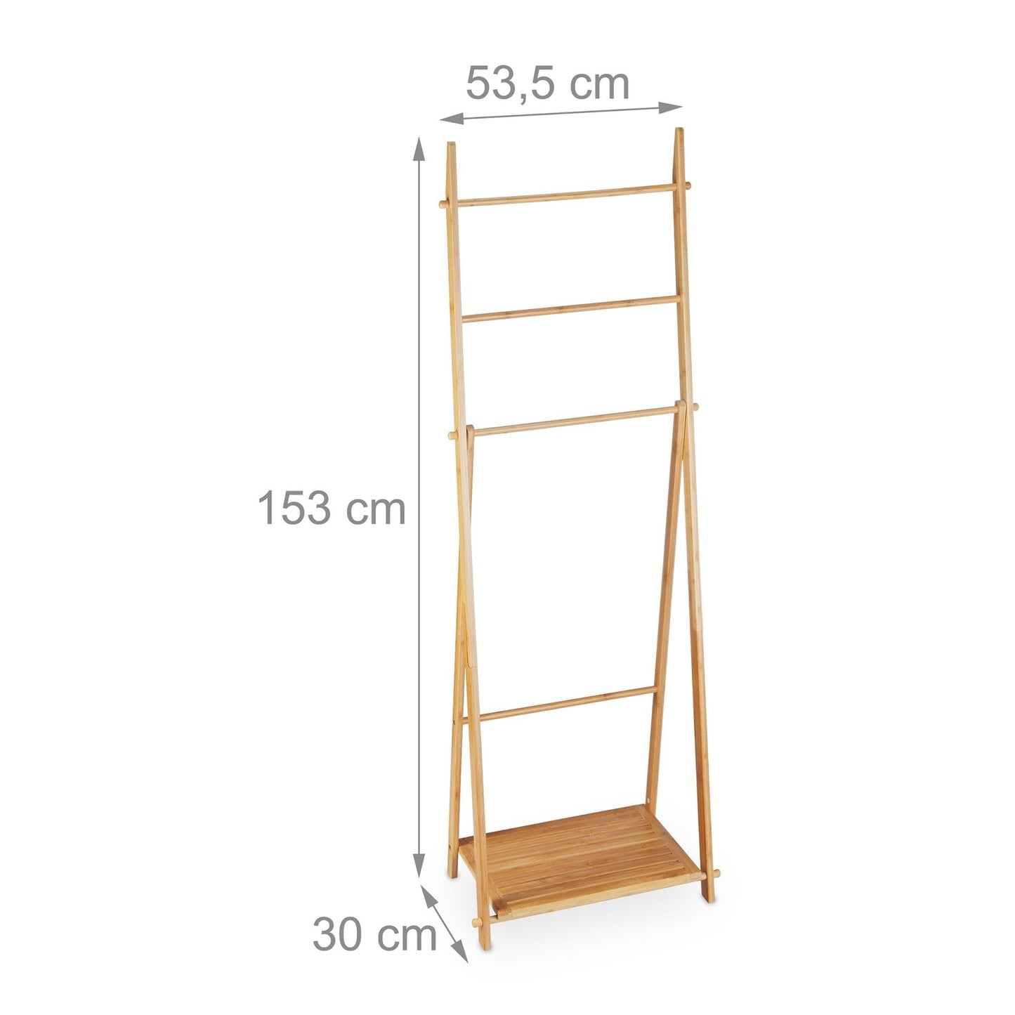 Towel rack Bamboo 4 Rods