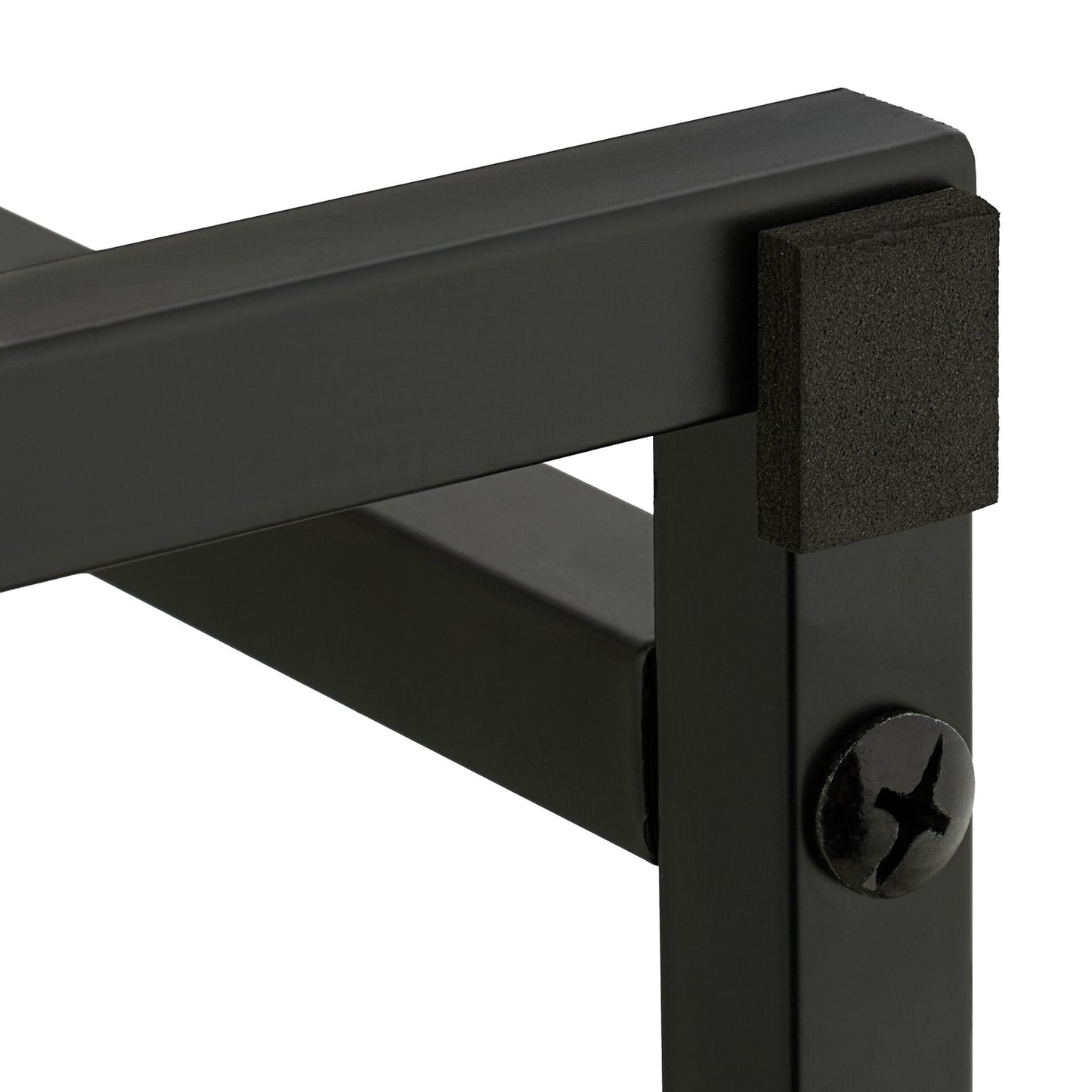 Towel rack with 2 rails