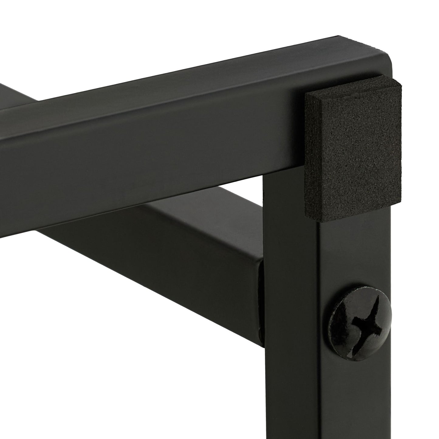 Towel rack with 2 rails