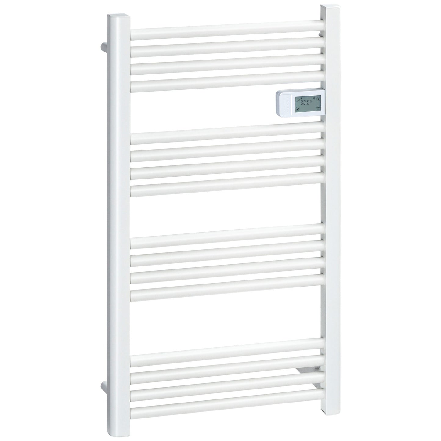 Bathroom towel rail, 540x960 mm, 16 elements, overheat protected