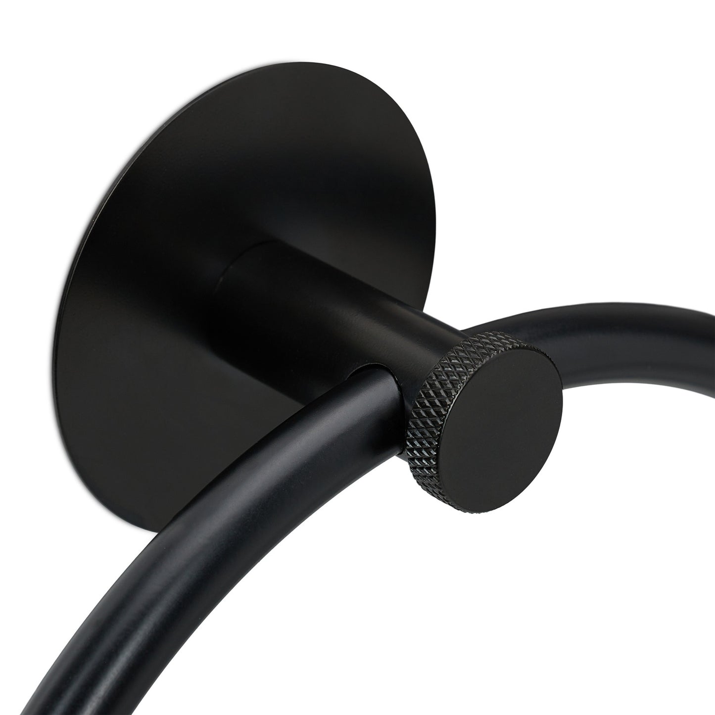 Towel ring black