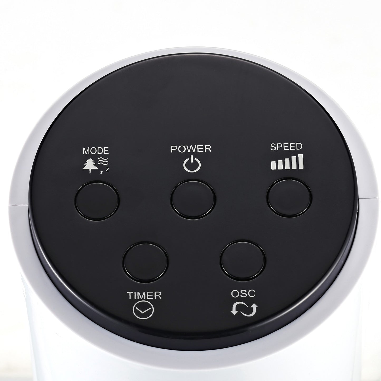 Oscillating tower fan, 96 cm height, 3 positions, 45W power