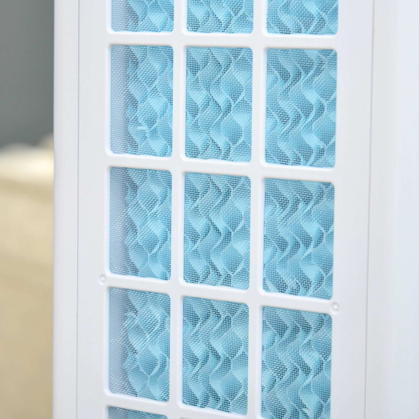 Tower Fan with Humidifier and Remote, 3 Modes, Timer