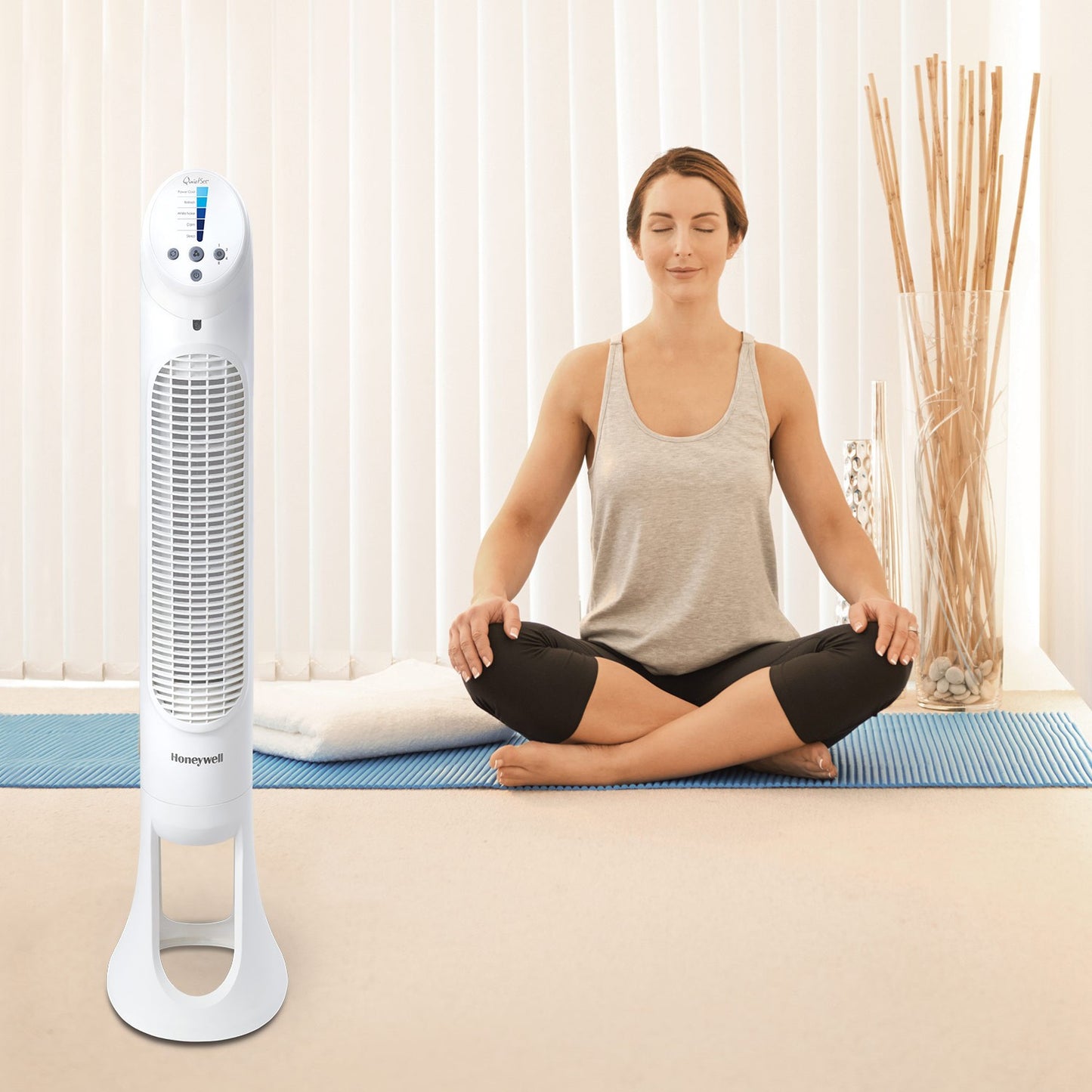 Tower fan Quiet Oscillating HYF260E4