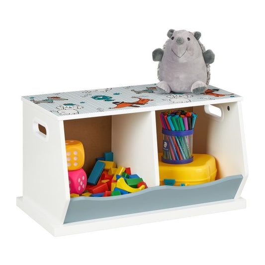 Toy Storage with 2 Compartments