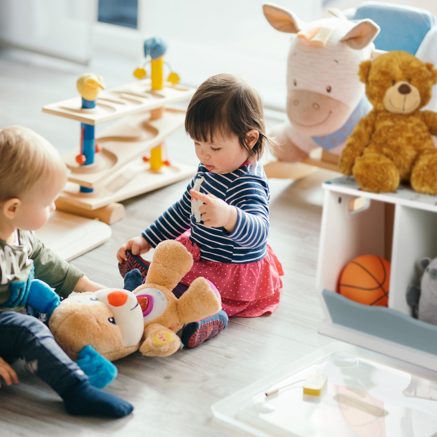 Toy Storage with 3 Compartments