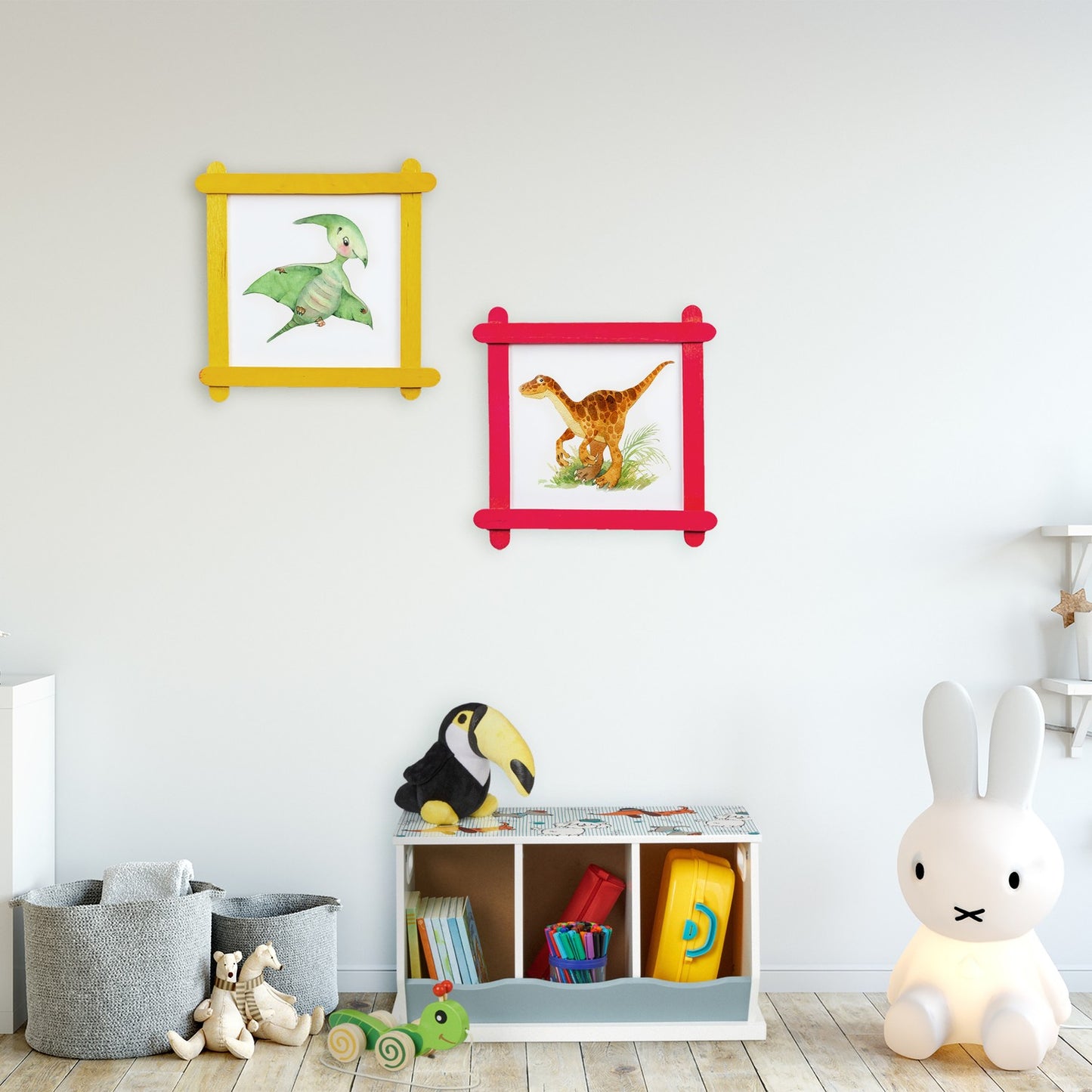 Toy Storage with 3 Compartments