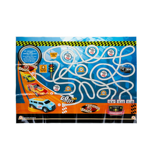 Toy Truck Set with 6 Cars and Launcher